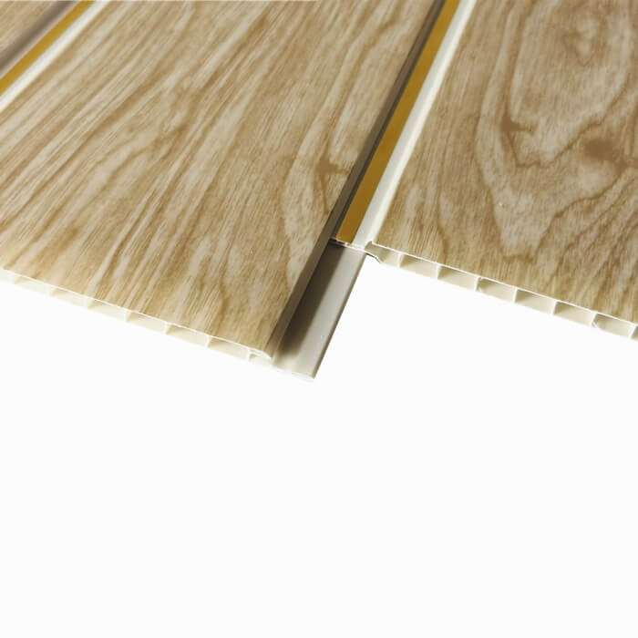 7mm PVC Para Cielo Raso Middle Groove Strip Printing PVC Wood Ceiling Tile Panel