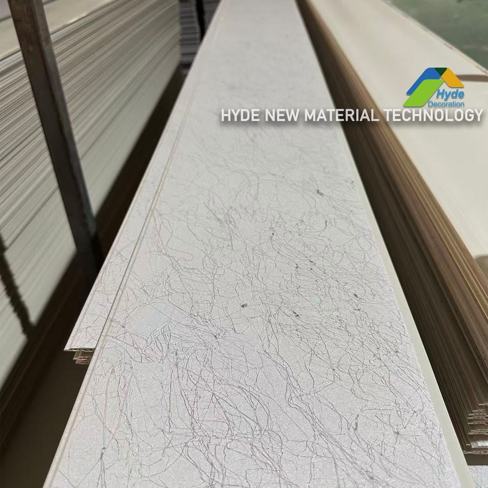 2026new Design White Texture Lamination False Panel Cielo Raso PVC Tablilla V Groove Plafon PVC Ceiling 5mm thickness