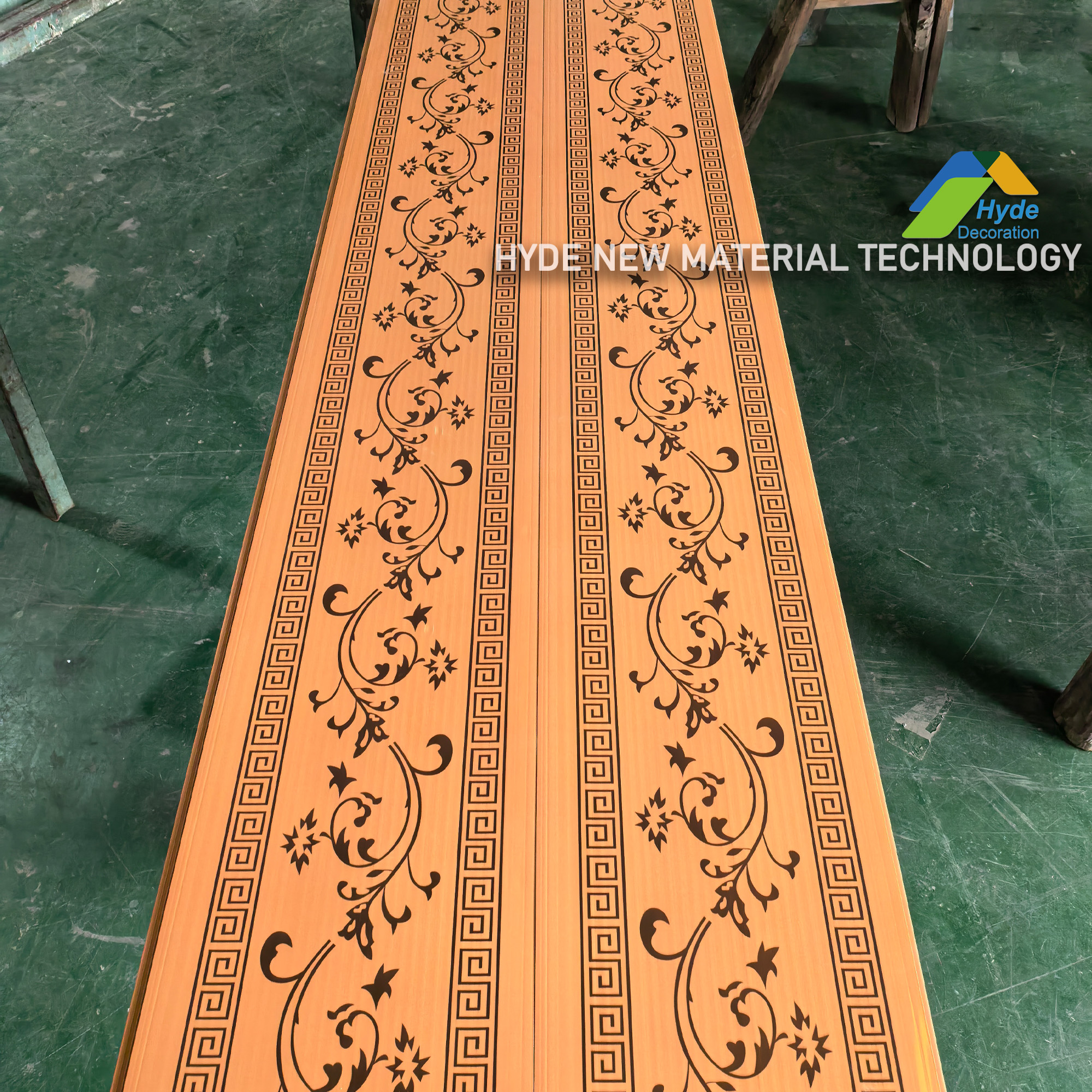 Luxury Kenya/Ghana Printing Plasitic PVC Wall Cladding Board Panel Spandrel Ceiling Forwest Africa Home/Shop Decoration