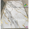 Interior Decorative PVC Marble Board Ceiling Artificial Laminate Gold UV Marble Wall Panels Sheet