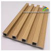 3D Wood Plastic WPC Laminated Indoor Facade Wall Ceiling Cladding Fluted Panel for Interior Decoration