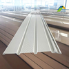 White Wood Grain Fireproof Panel Ventilation Outdoor Perforated balcony Soffit Plastic PVC Wall Cladding Soffit Ceiling 300*12*2900mm 