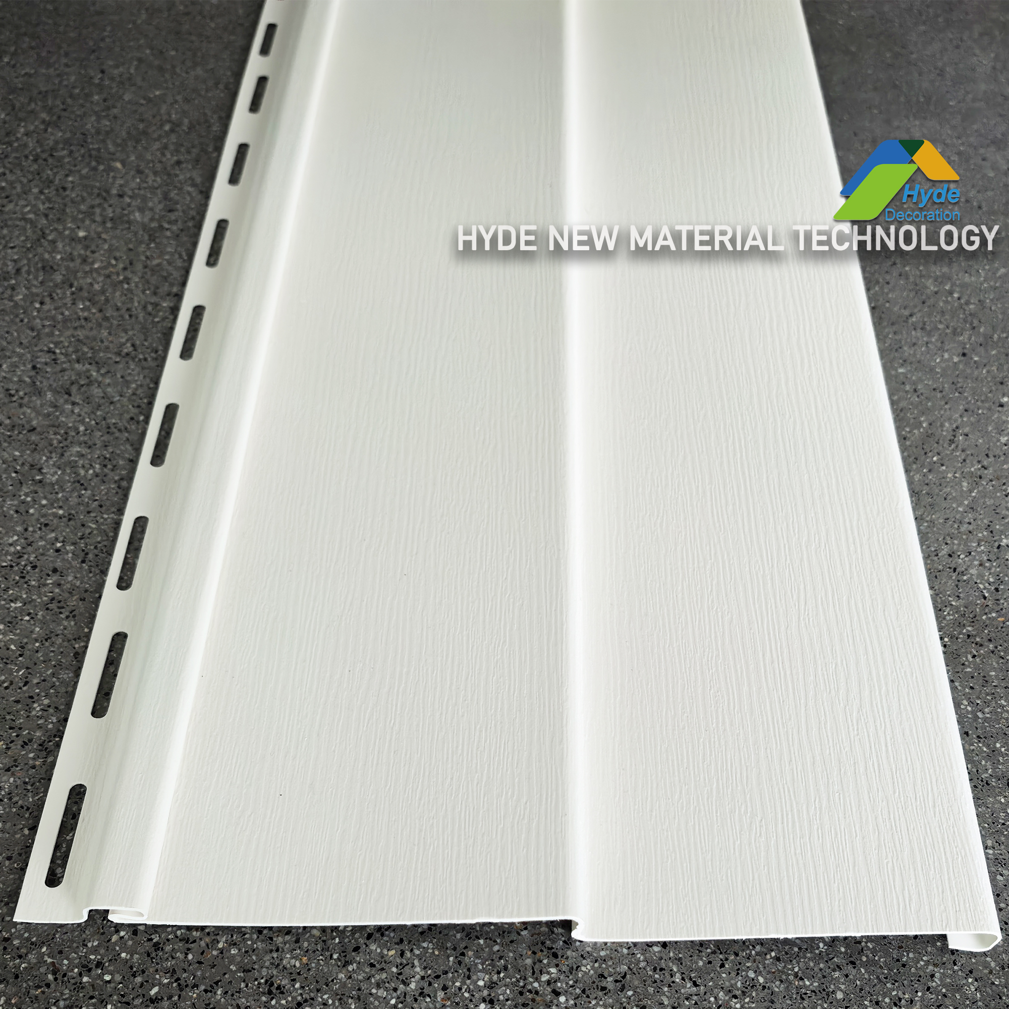 Hot Selling White Color Wood Grain PVC Vinyl and Soffit Wall Panel Manufacturer