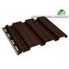 China Supply Solid Model Golden Vinyl Oak Exterior Ceiling Cladding Weatherproof PVC Soffit Panel 